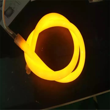 Silicone IP67 Waterproof 12v 24v 48V Yellow Red Neno flex round light LED neon strip light for decorate