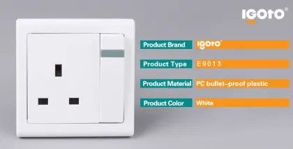 Wall switch and socket