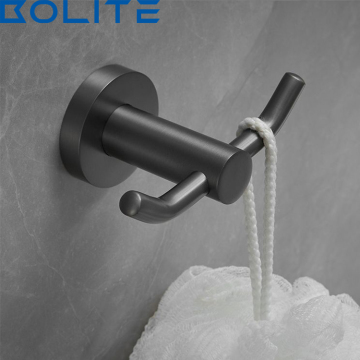 Customized Copper Bathroom Hook - Manufacturer Gray Single Clothes Hook Wall Mounted