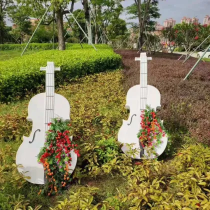 Custom fiberglass guitar sculpture