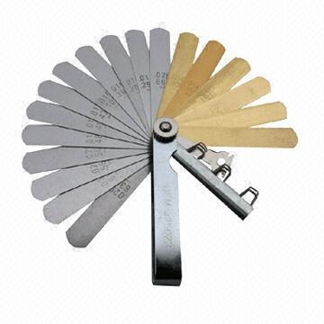 Feeler Gauge with 12 Blades and 0.025 to 0.045-inch Range