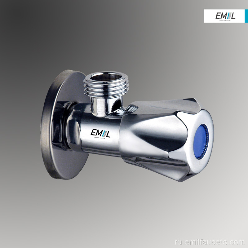 Угловой клапан для аксессуаров из латуни малого размера