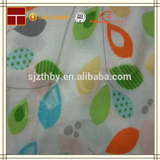 high quality casual printed shirt fabric 100% cotton