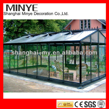 2014 factory design aluminum sun room/winter garden/glass sunrooms/greenhouse