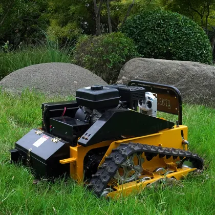 Wholesale ZONGSHEN 225cc Remote Control Mower 550mm Garden Robot Crawler Lawn Mower