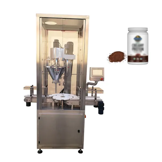 Automatic Factory Price PE PET Powder Weighing Packing Machine for Bottle Powder Filling