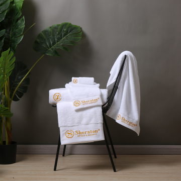 100% Cotton Platinum Satin Face Towel