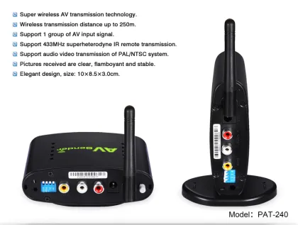 PAKITE BRAND 2.4GHZ wireless audio transmitter