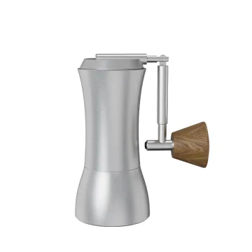 DHPO New Design Adjustable Manual Coffee Bean Grinder - Mini Space Aluminum Conical Burr for Household