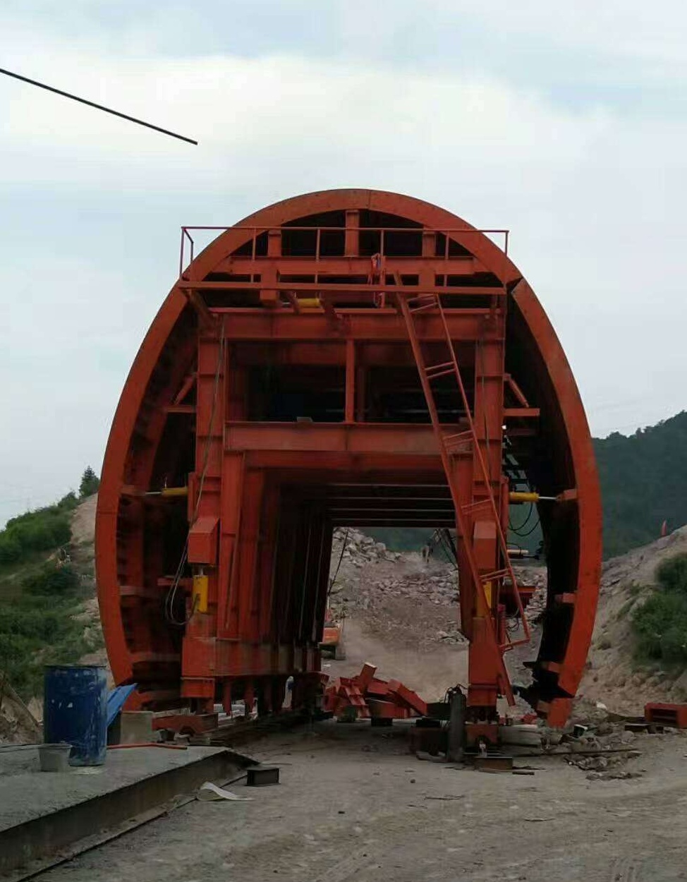 Coffrage de chariot de revêtement de tunnel ferroviaire professionnel