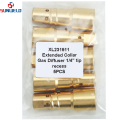XL231511 বর্ধিত কলার গ্যাস ডিফিউজার 1/4''টিপ অবকাশ