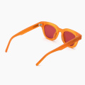 Round Polarized Acetate Sunglasses