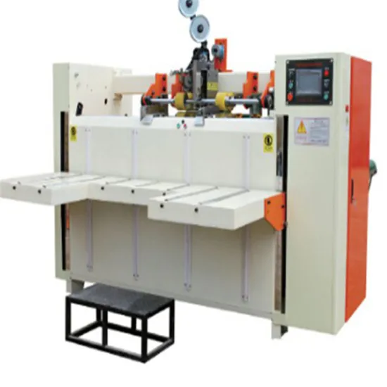 China Cangzhou Semi-Automatic Corrugated Box Stitcher Machine for Carton Factory