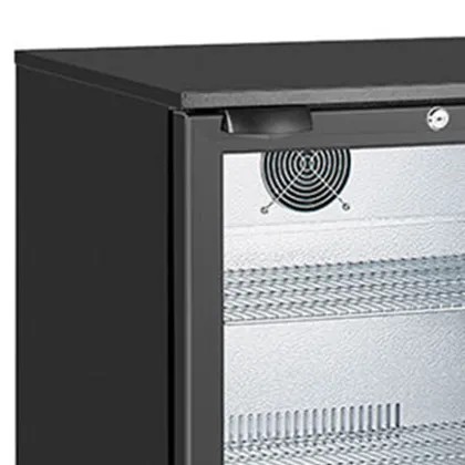 Single door back bar refrigerator