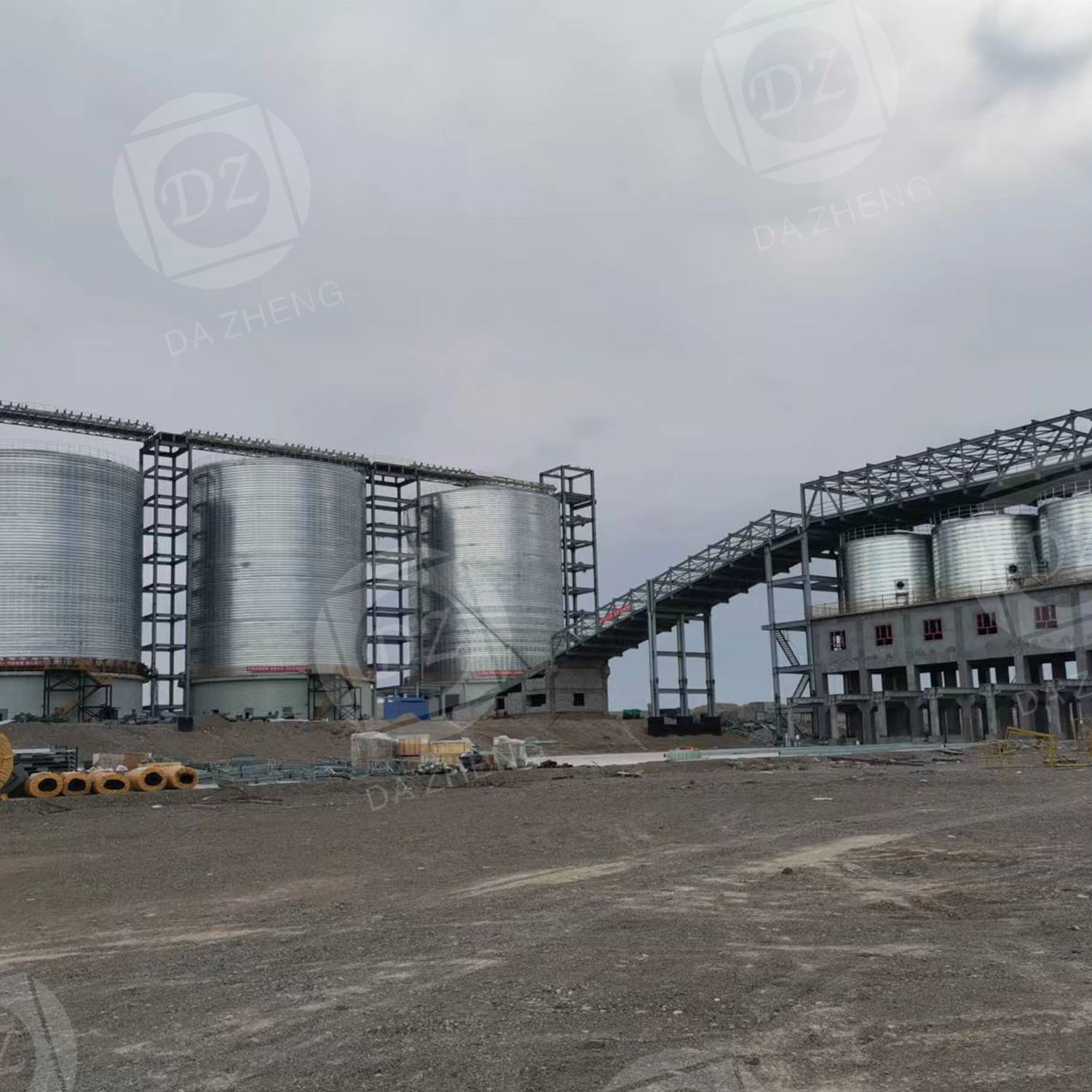 Cement Plant Fly Ash Storage Silo