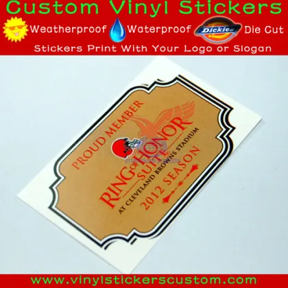 Pantone color stickers