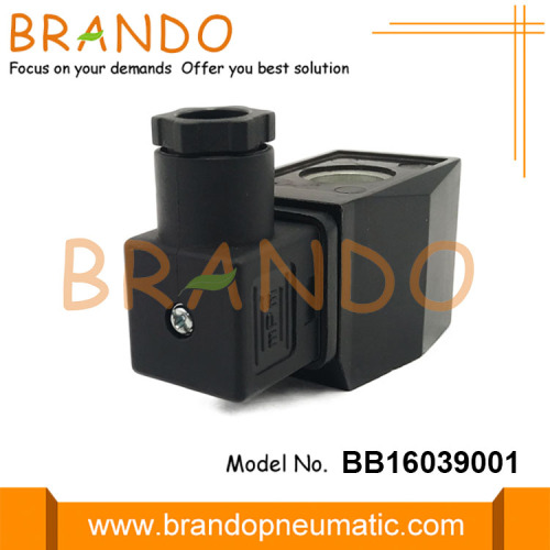 Bobina solenoide magnética eléctrica con conector CKD tipo DIN43650A