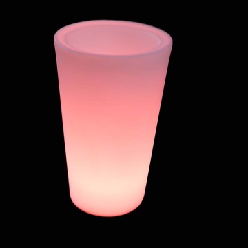 Vaso de flores LED RGB com tamanho diferente