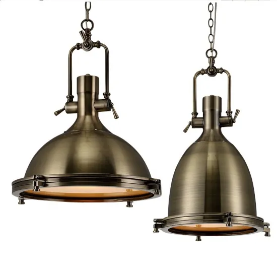 Industrial Retro Iron Loft Hanging Light Pendant for Kitchen Hotel Villa Home Bar