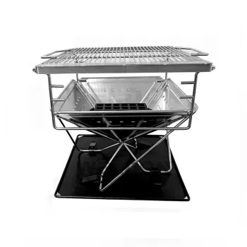 Adjustable Charcoal Grill for Outdoor Garden BBQ Patio