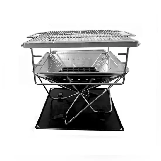 Adjustable Charcoal Grill for Outdoor Garden BBQ Patio
