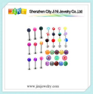 Wholesale acrylic labret jewelry