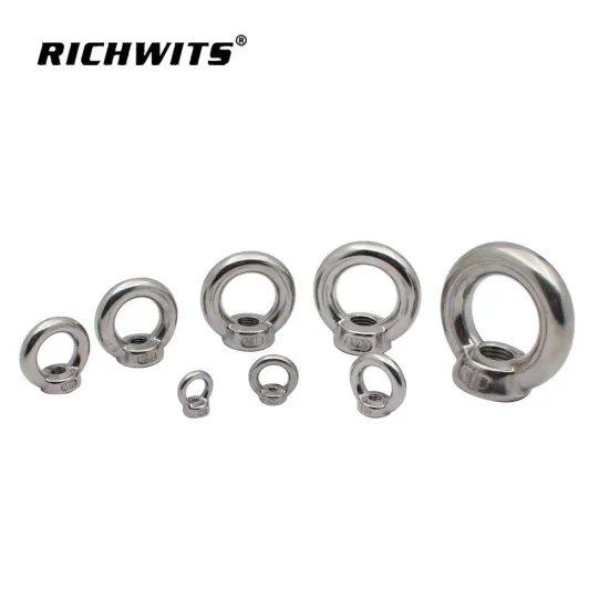 Stainless Steel Lifting Eye Nuts DIN582 Steel Forged Ring Nut Anchor Lifting Eye Nuts