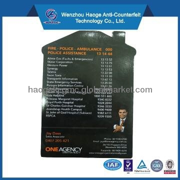 Placa de publicidade magnética AU frigorífico para negócios