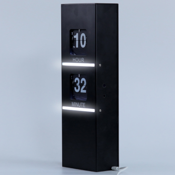 Flip Clocks mit dekorativem Licht für die Inneneinrichtung
