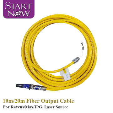 20 Meter QBH Cable for IPG Raycus MAX Laser Sources - 50um Fiber Laser Patch Cord (5M/10M FSI400 FSI600 D80)