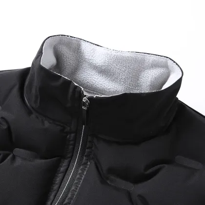 Zero Down Inflatable Vest for Men: Adjustable Temperature Outdoor Jacket