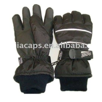 grey warm snow winter men's sports ski glove