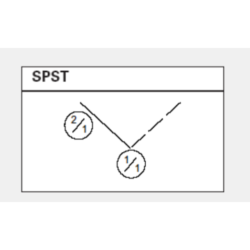 Netzschalter der Sddje-Serie