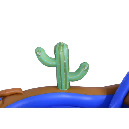 Inflatable PVC Swimming Pool Recreation Center With Slide