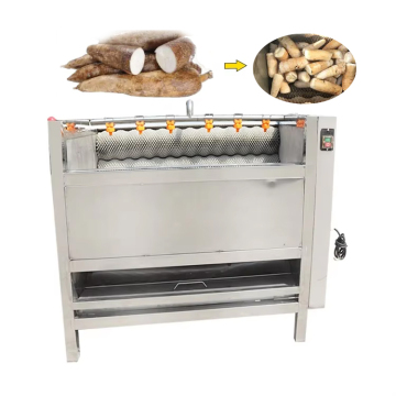 Potato Washing Peeling Machine Root Vegetable Brush Washing Machine