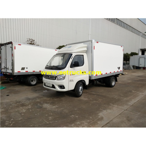 1ton Foton Mini caminhões frigoríficos