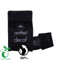 12 oz box bottom coffee beans bag with zipper and valve