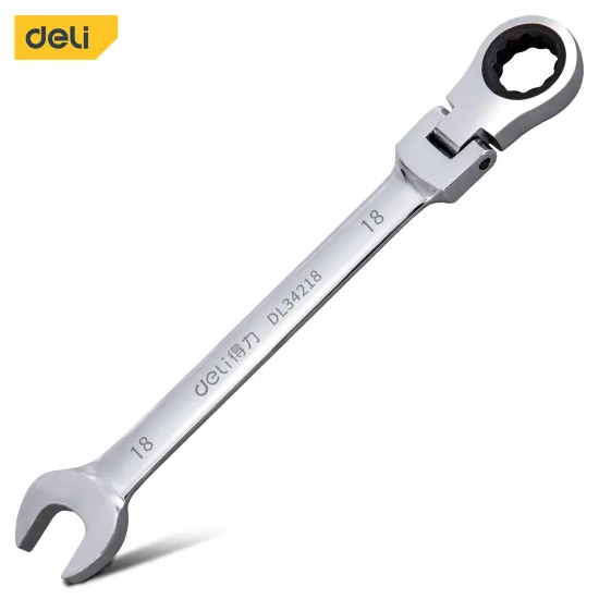 Deli DL34218 hand tools multifunctional ratchet wrenches 18mm