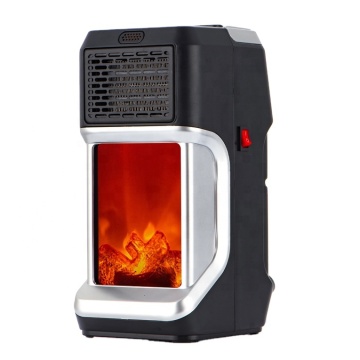 Portable 400W Electric Flame Heater with PTC Heating Element: Desktop Installation & Mini Design for Efficient Ventilation