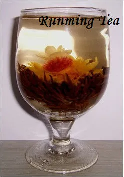 Black Tea Material Hand Craft Blooming Tea