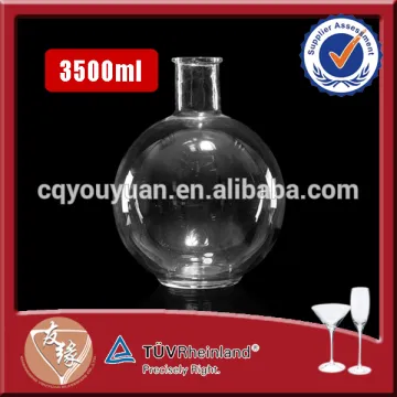 3.5 liter large capacity cork glass bottle ball shaped