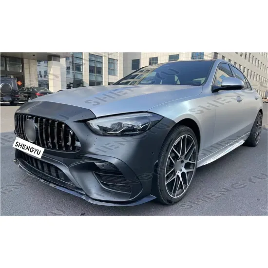 Front Bumper Assembly with Grille for Mercedes-Benz C Class W206 2023 and C63 AMG