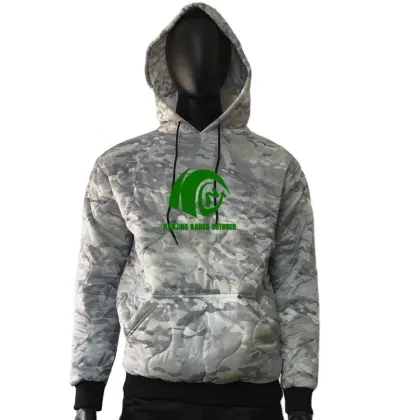 Men's New Cheap White Alpine Camo Hoodie Jacket
