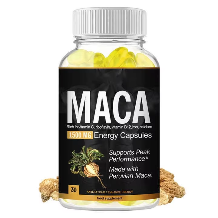 OEM/ODM Maca Plus Gummies 1500mg Big Booty Enhancer con soporte multivitamínico de raíz de maca negra NALGAS