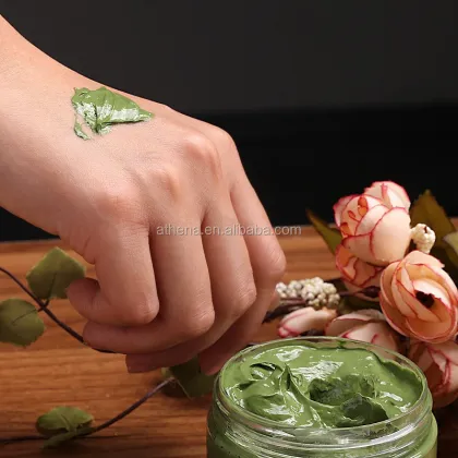 Private label blackhead removal green tea clay mask