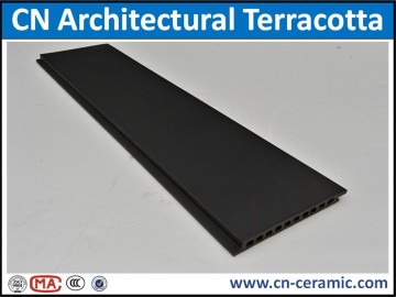 Decorative terracotta cladding of buildings construction