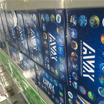 Durable weather resistant outdoor hanging PVC banner