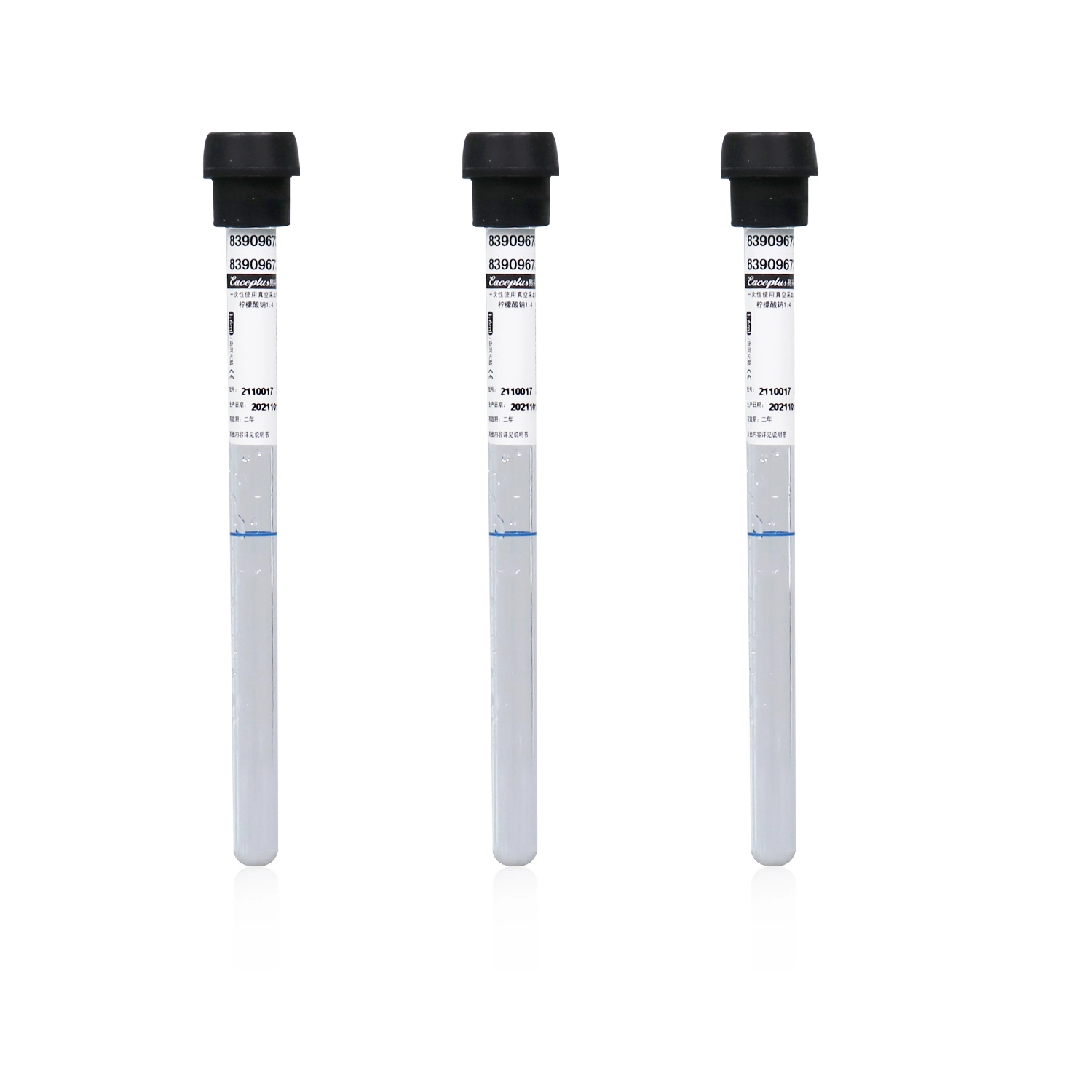 Tube ESR vasculaire médical contenant du citrate de sodium