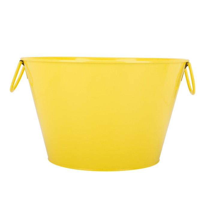 Colorful Round Shape Water Bucket Tin