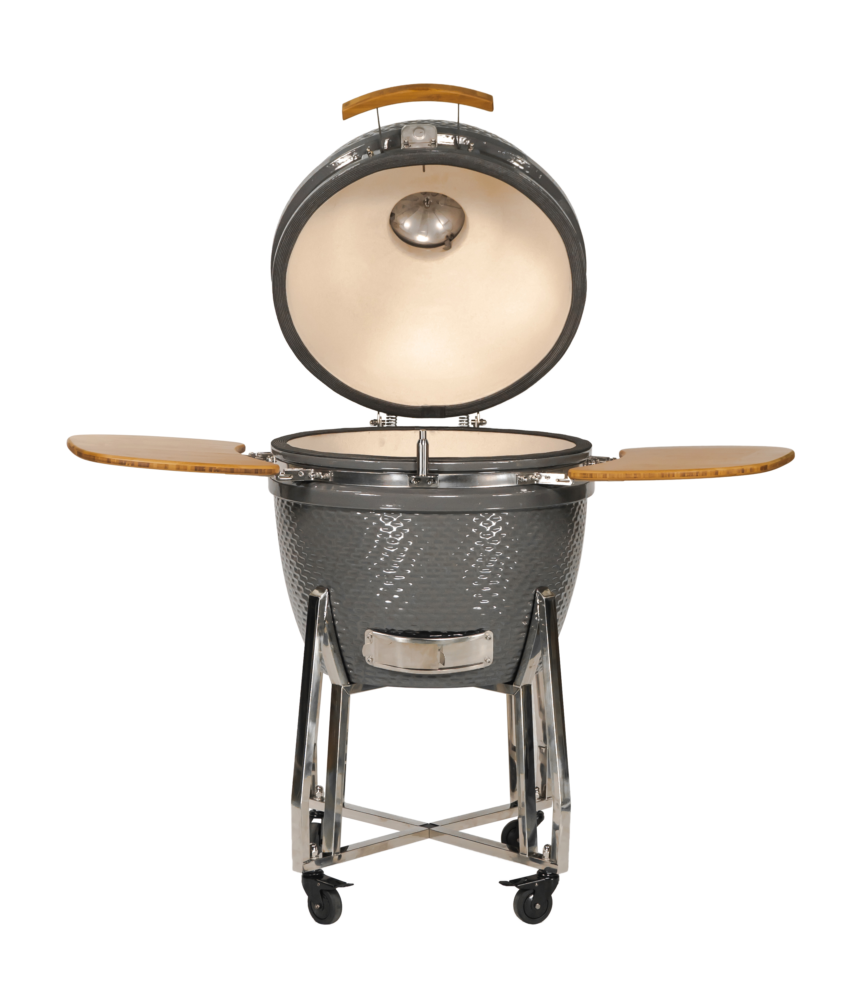 Customized 22 inch bbq ceramic charcoal kamado grill
